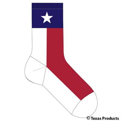 Youth Texas Flag Socks