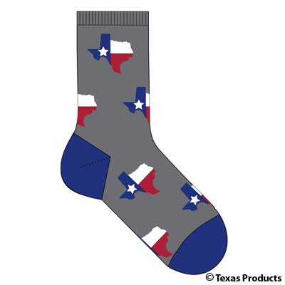 Texas Shape Socks - Youth