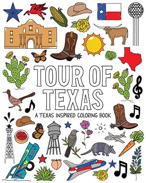 Tour of Texas - Coloring Book
