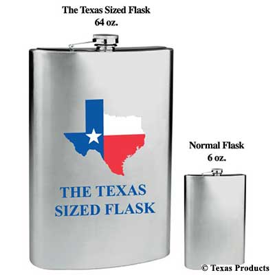 Texas Sized Flask