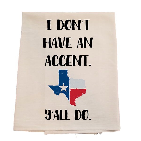 Texas Accent Tea Towel