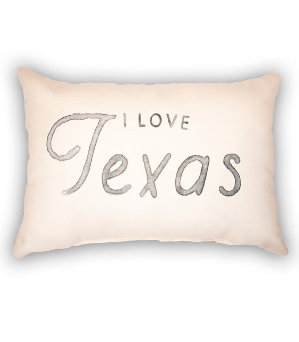 I Love Texas Pillow