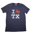 I Love Texas T-Shirt - Blue