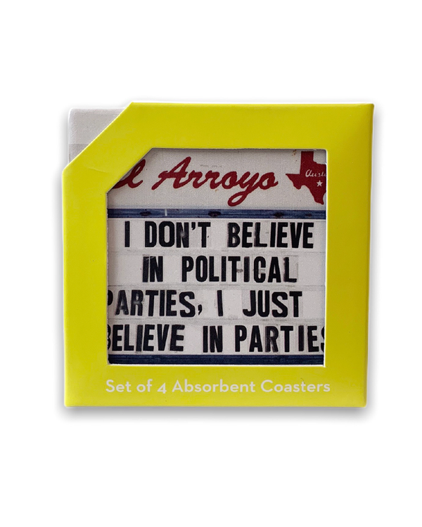 El Arroyo - Political Parties Coaster Set