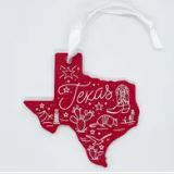 Around Texas Acrylic Ornament