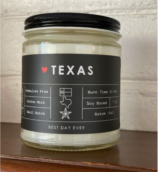 Black Texas Candle - Smoked Oud