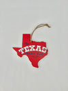 The Texas Bucket List Ornament - Wood