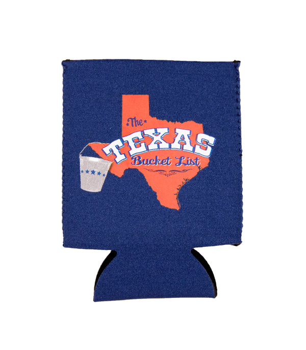 The Texas Bucket List Official Koozie