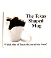 The Texas Shaped Mug - White