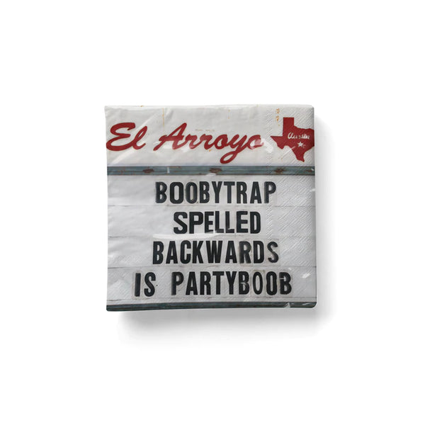 El Arroyo Cocktail Napkins (Pack of 20), Partyboob