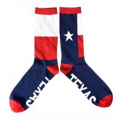Texas Flag Socks - Navy