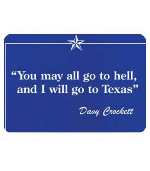 Davy Crockett Playing Cards