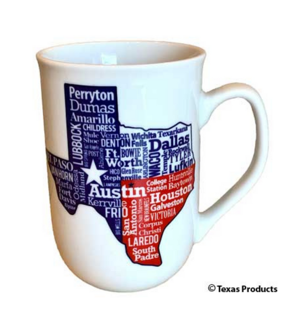 Texas Cities Mug
