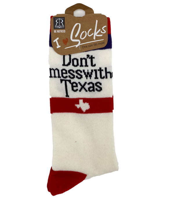 Don't Mess With Texas Socks
