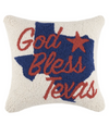 God Bless Texas Hook Pillow