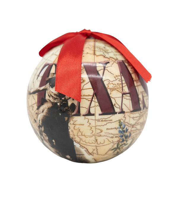 Texas Map Ornament