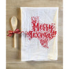 Merry Texmas Y'all Flour Sack Tea Towel