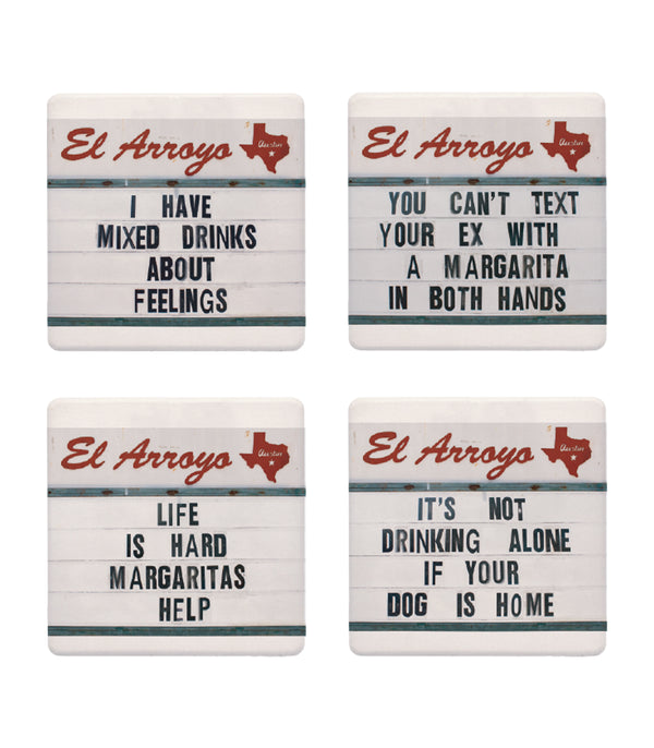 El Arroyo - Mixed Drinks Coaster Set