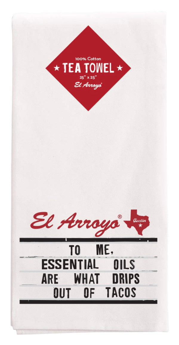 El Arroyo Tea Towel - Essential Oils