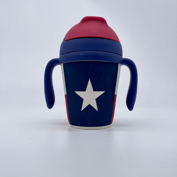 Texas Flag Bamboo Sippy Cup